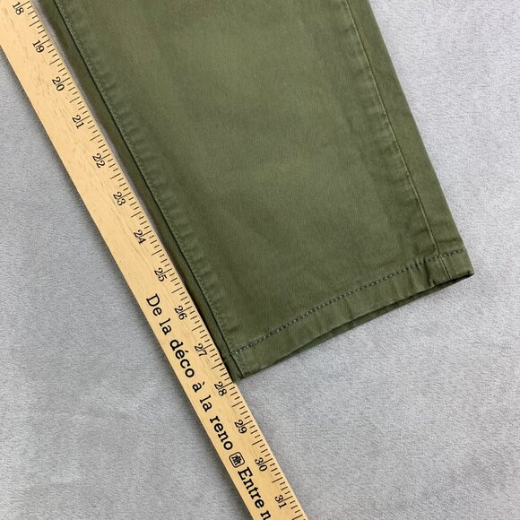 Rag & Bone Mens Pants 32 Army Green Fit 1 Chino Cotton Twill Made In USA 32x28 - Picture 7 of 14